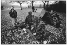 350832 Afbeelding van de open dag van het Korps Nationale Reserve op het terrein van de Kromhoutkazerne (Prins ...
